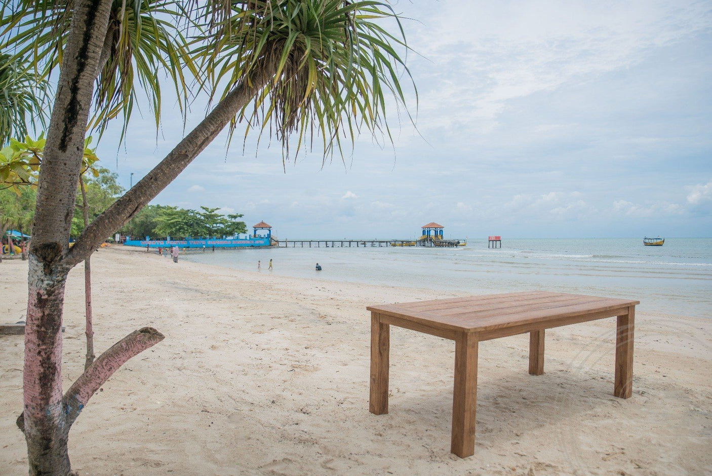 Teak garden table 180x90 cm