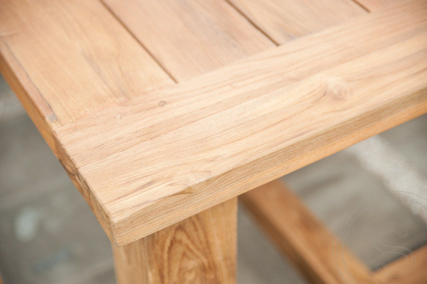 Teak garden table 300x100 mammoth