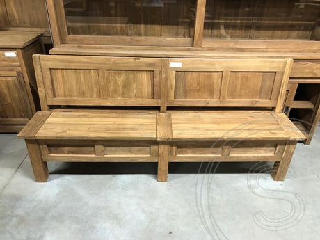 Teak velve seat