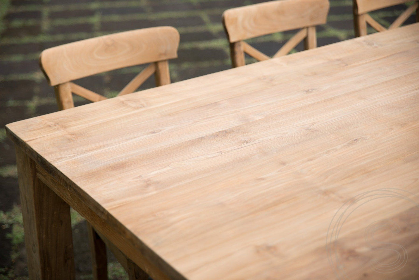 Teak tafel 260 x 100 cm - Souren Meubels