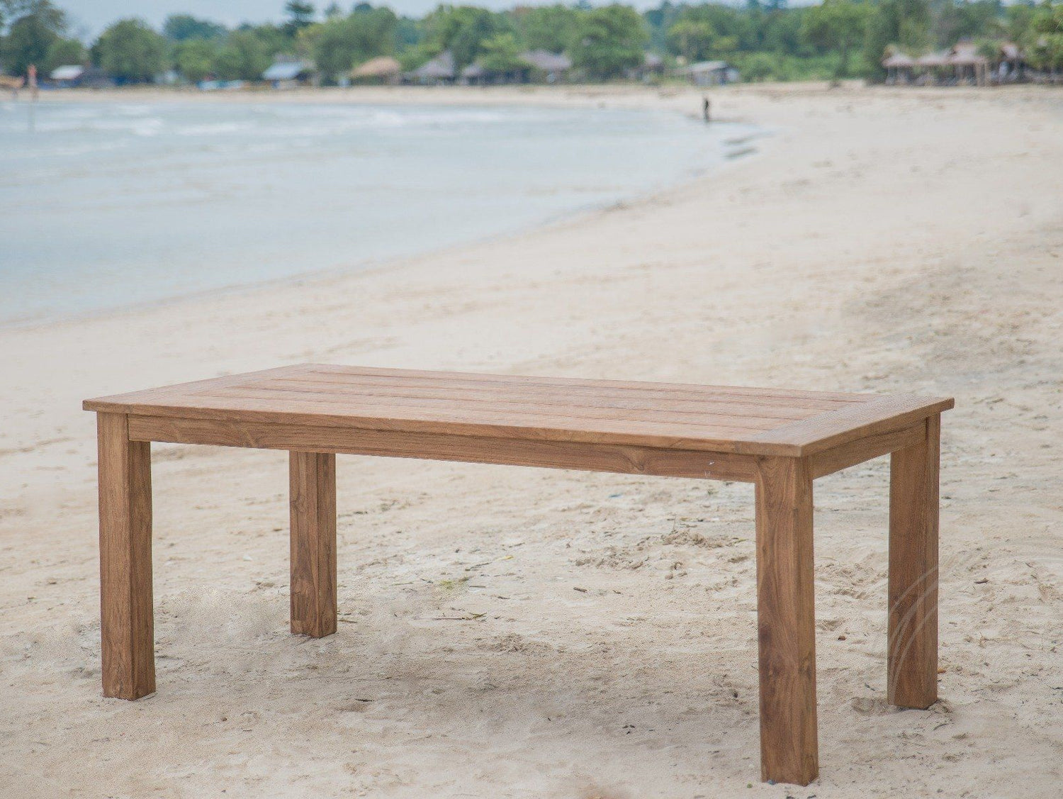 Teak tuintafel 220 x 100 - Souren Meubels