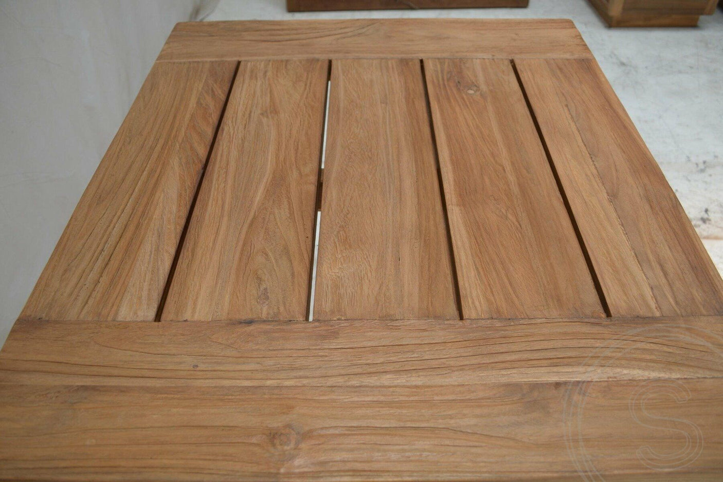 Teak garden table 90 x 90