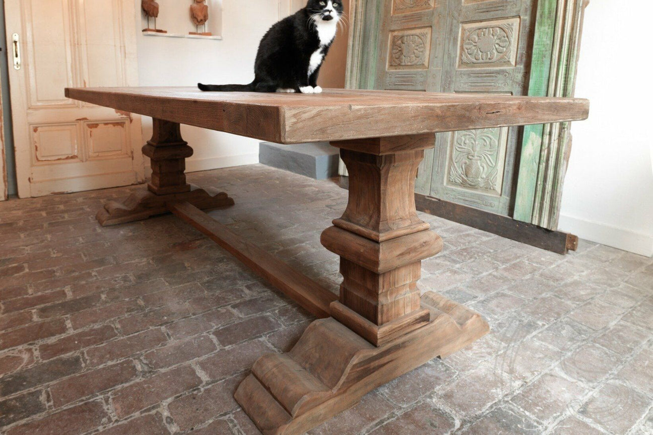 Teak kloostertafel