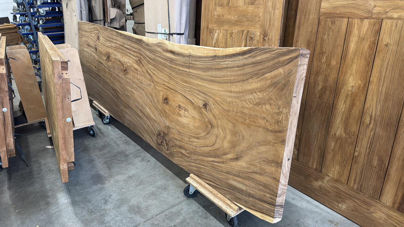 Live edge dining table suar 4 meter