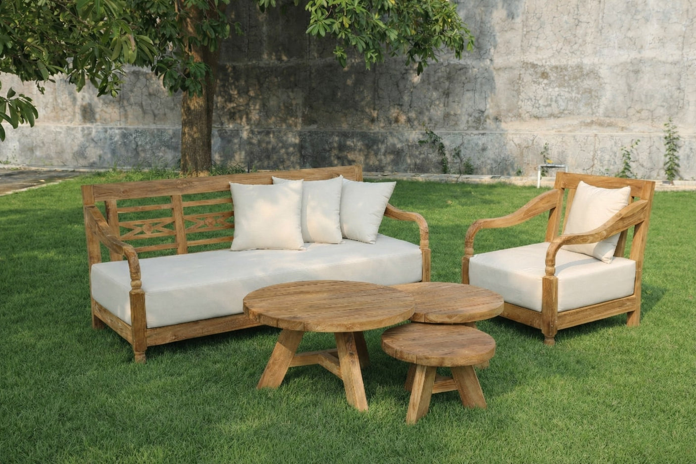 Teak Lounge Set Dolce Vita