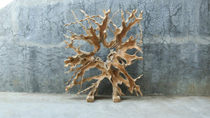 Teak Root Room Divider 180×200 cm – One-of-a-kind Natural Design