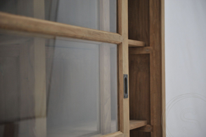 Teak shop cabinet 160cm
