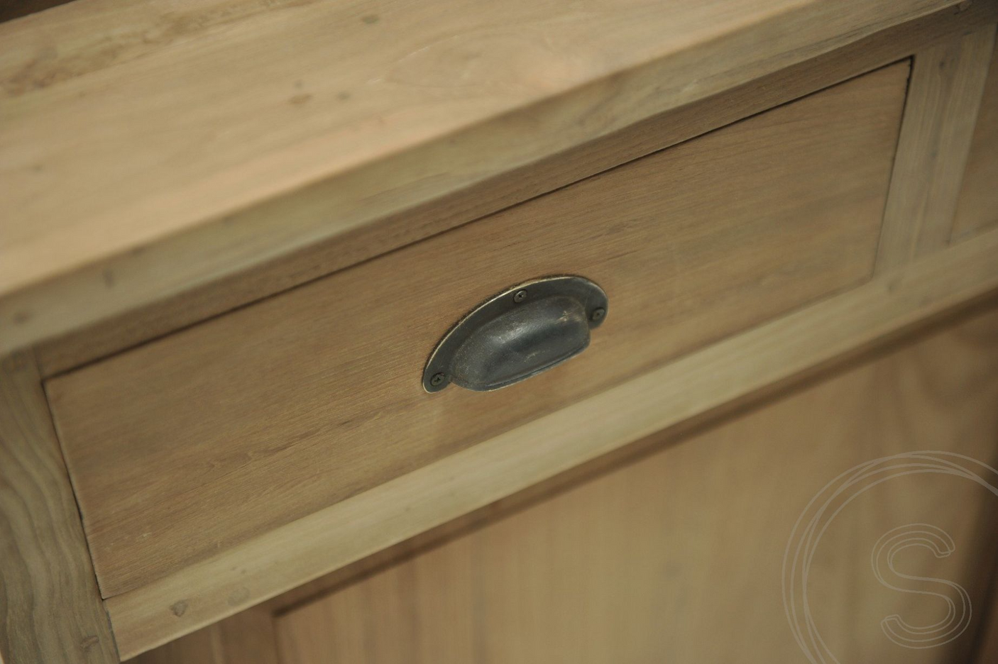 Teak shop cabinet 160cm