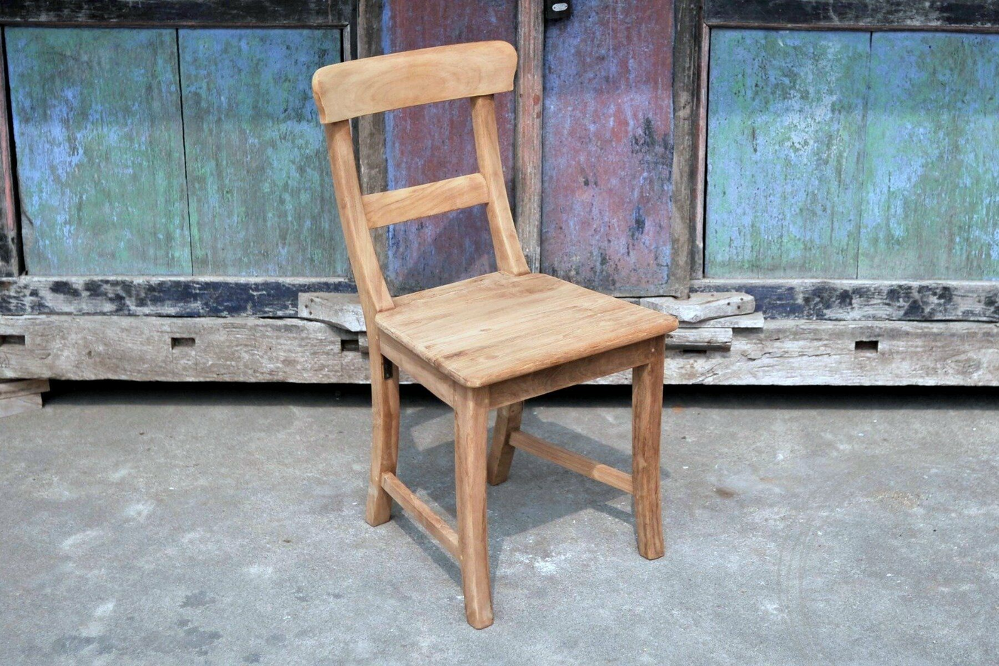 Teak garden table 80x80cm + 2 chairs