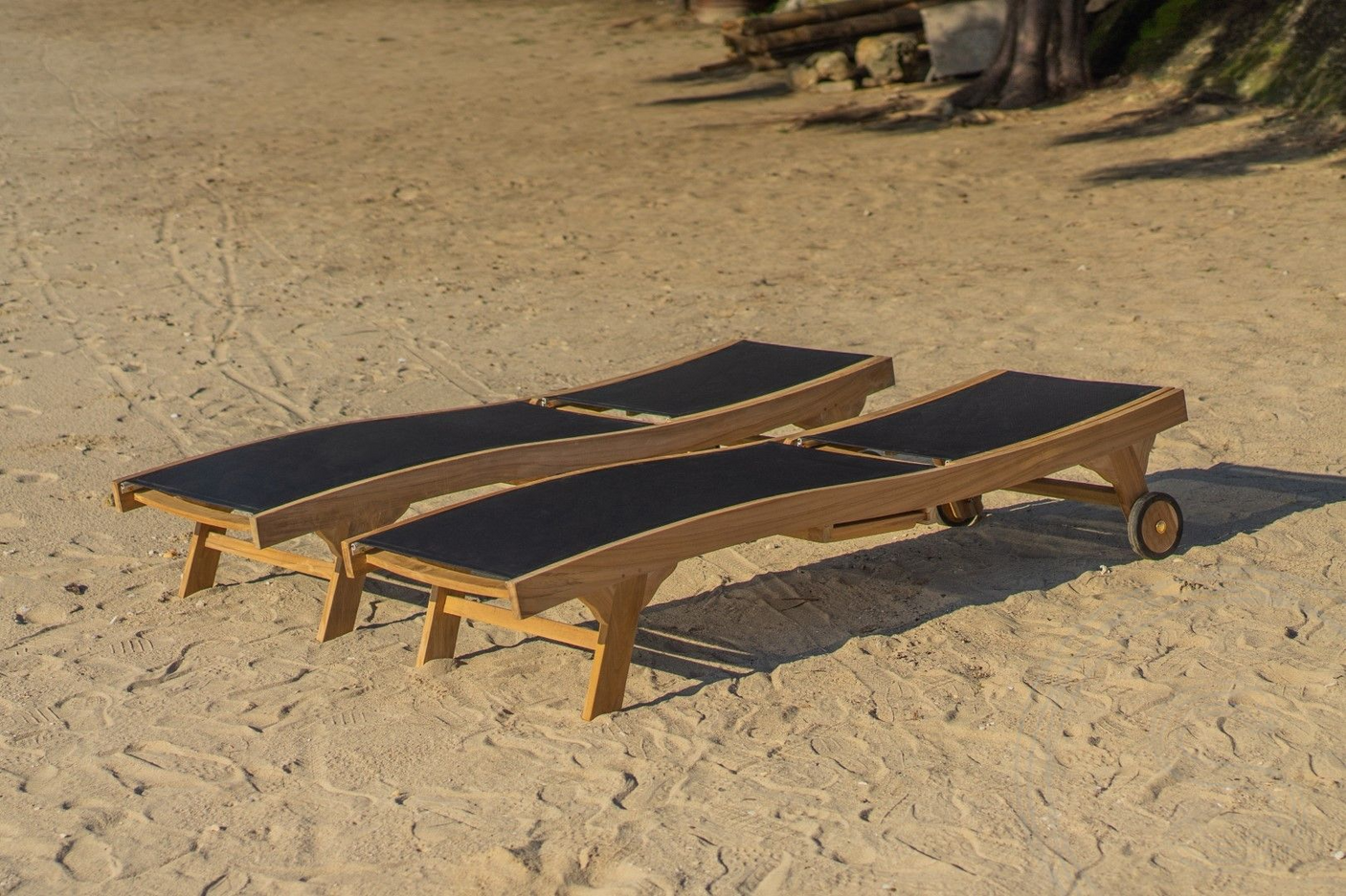 Batyline lounger 2 x