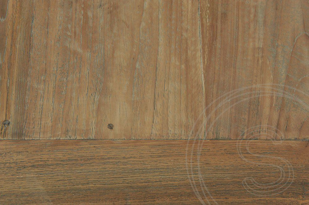 Teak table 300x100cm rustic + 10 chairs