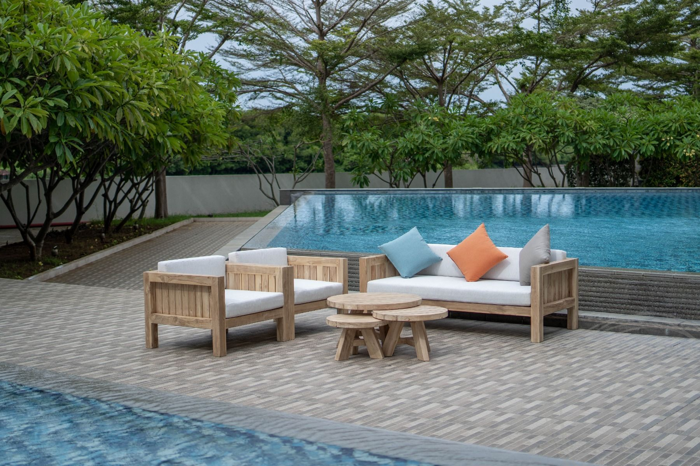 Loungeset Algarve Chairs Bench Coffeetables
