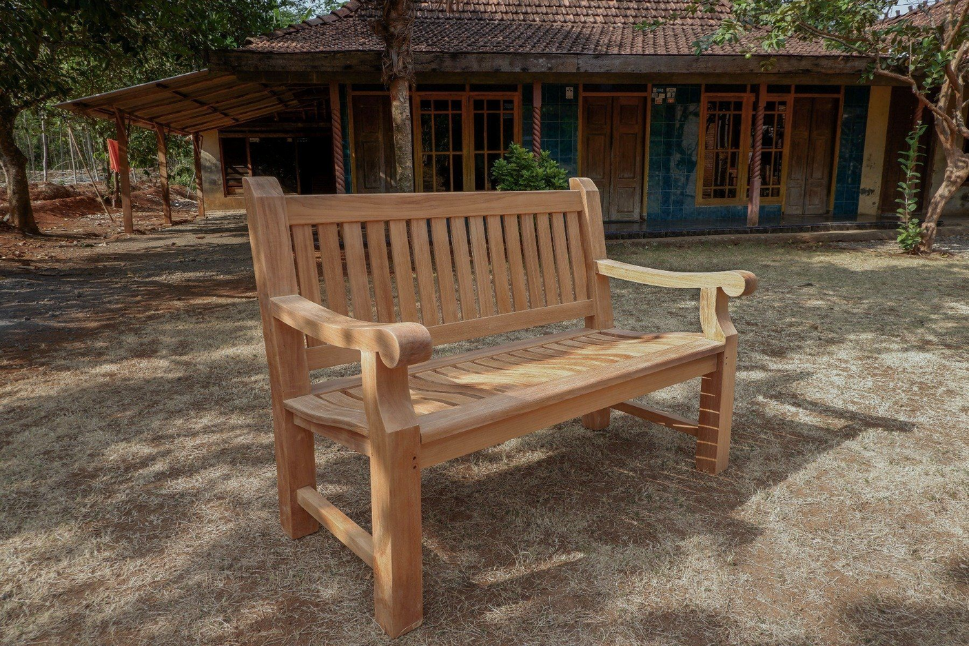 Teak garden bench 130cm Mammoth
