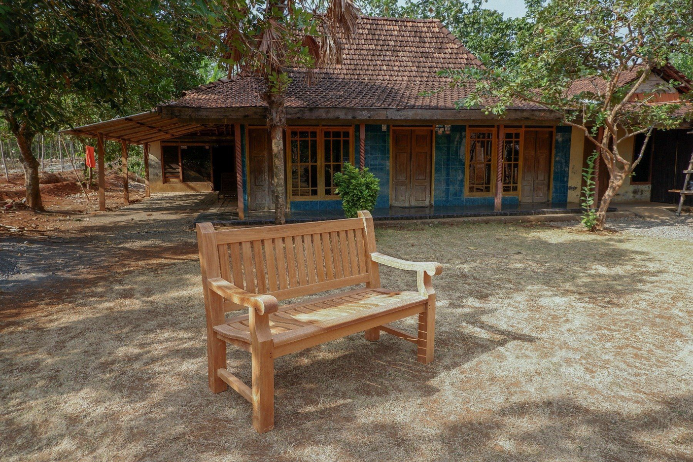 Teak garden bench 130cm Mammoth