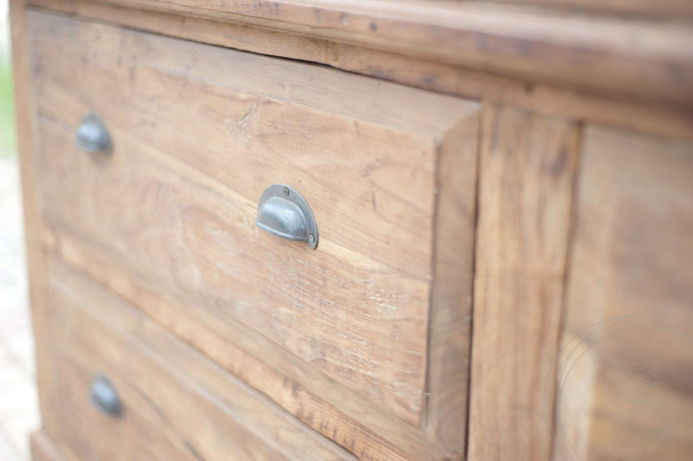 Teak cabinet 2 doors Paris