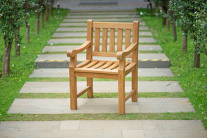 Teak garden chair elephant