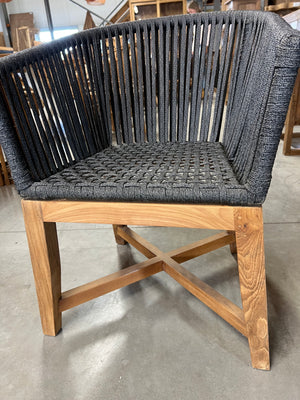 Rope chair thick leg - 57x56x77cm