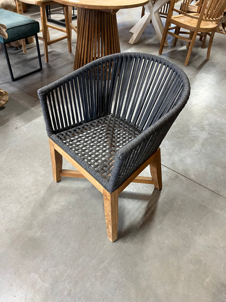 Rope chair thick leg - 57x56x77cm