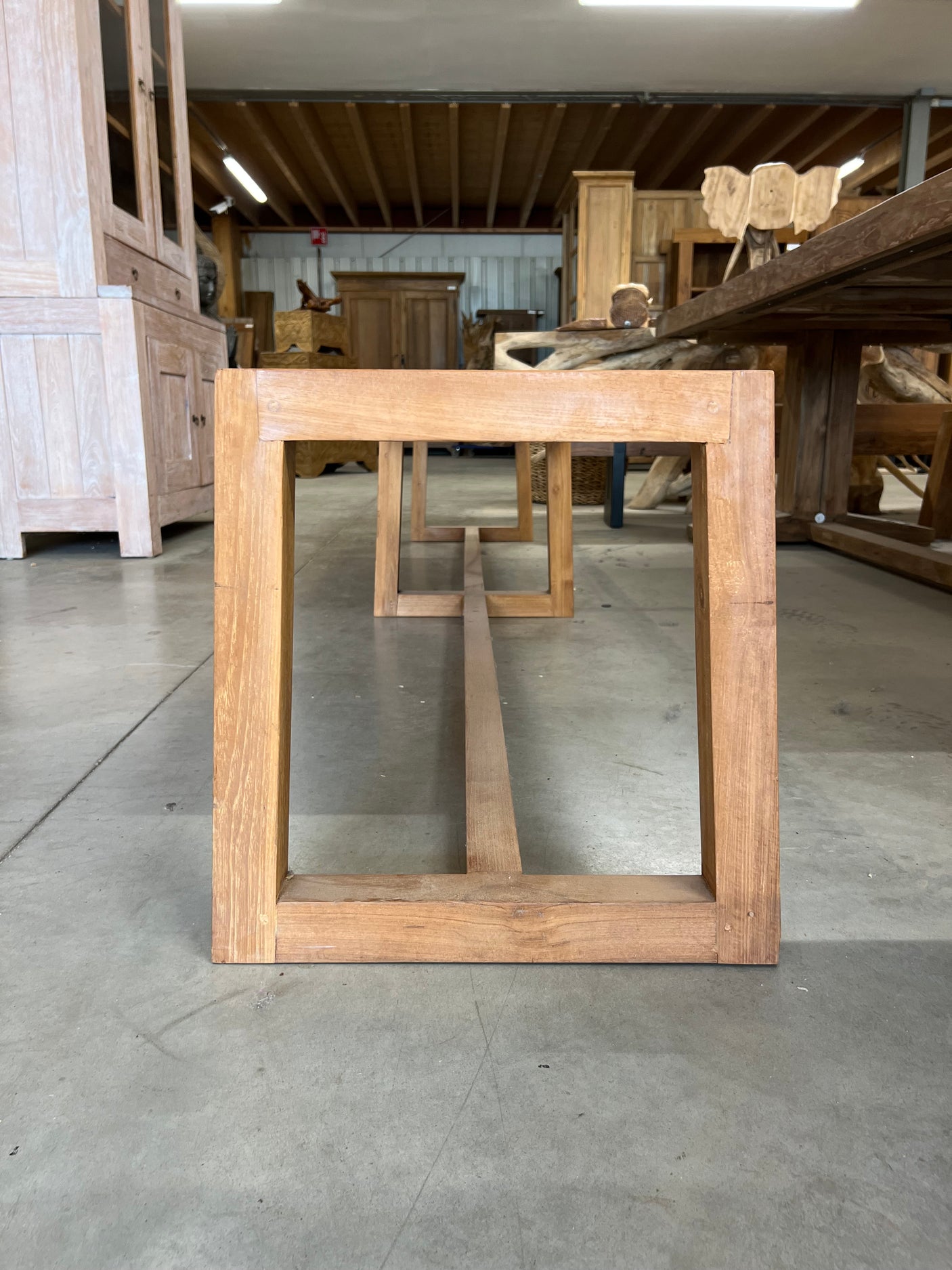 Teak bench - 280x40x45cm
