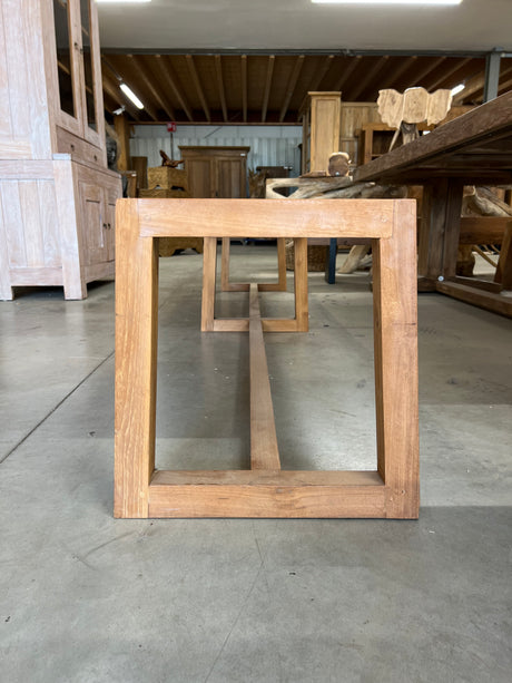 Teak bench - 280x40x45cm