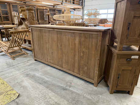 Teak storage chest - 190x42x98cm