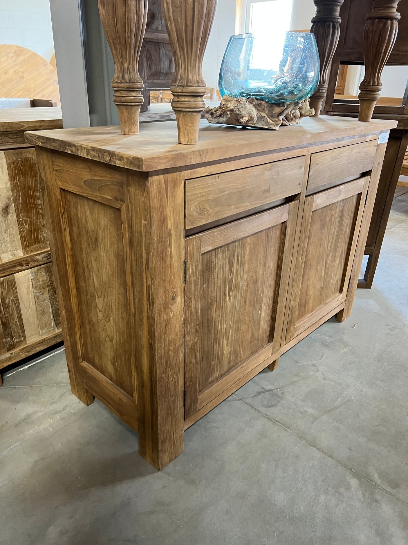 Teak sideboard - 130x50x90cm