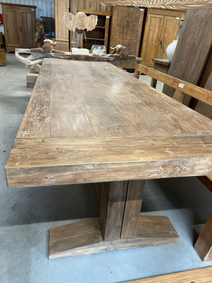 Teak monastery table - 300x100x79cm