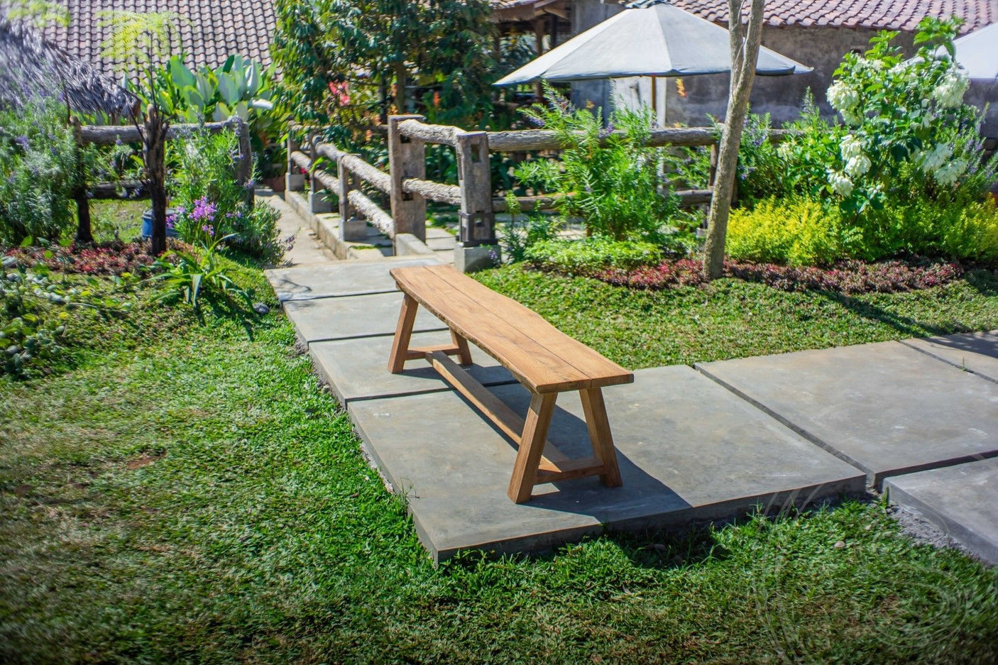 Teak garden bench Java 180