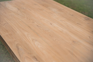 Teak table 160x90 + 4 chairs