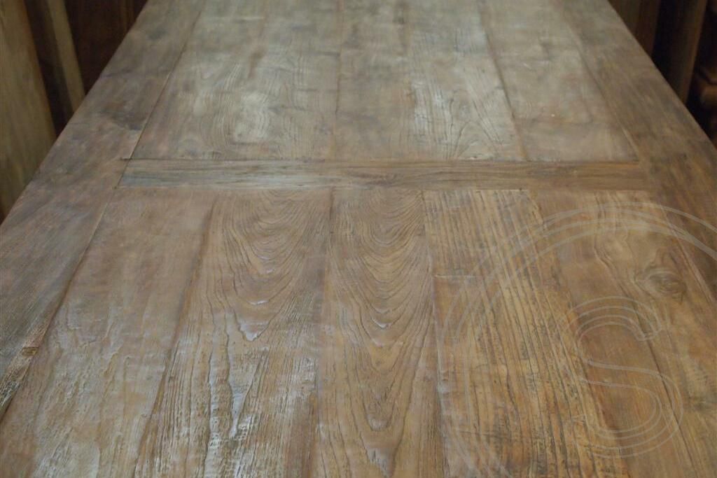 Teak tafel 350 x 100 oud hout - Souren Meubels