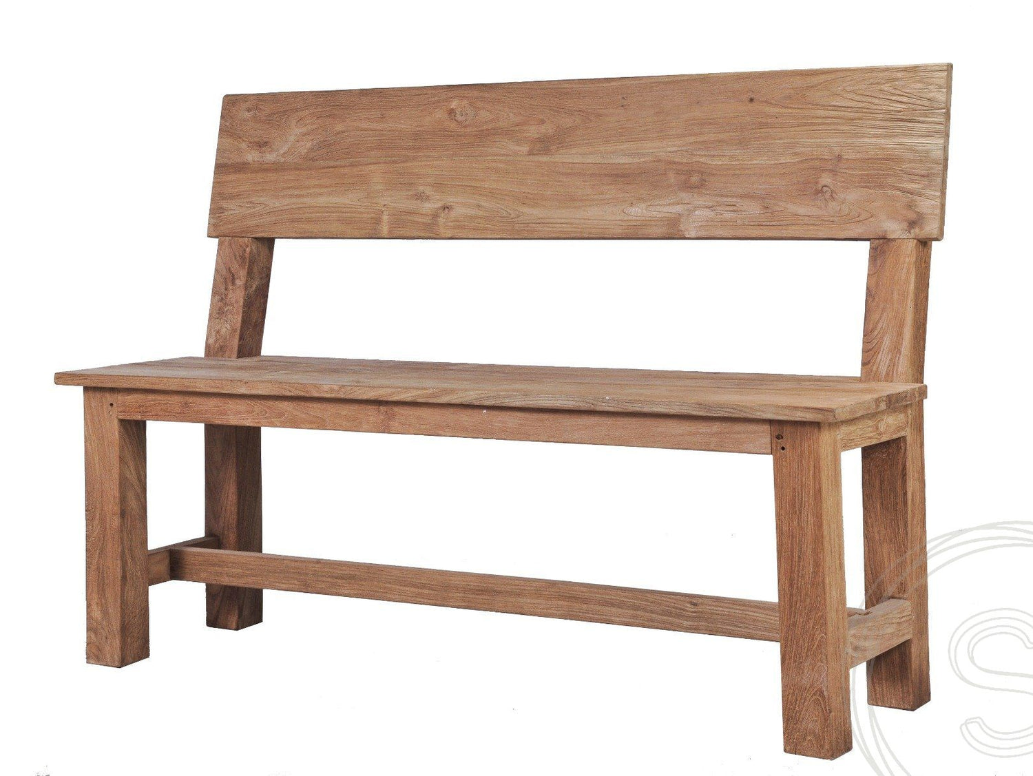 Teak bench 180cm Sandaran