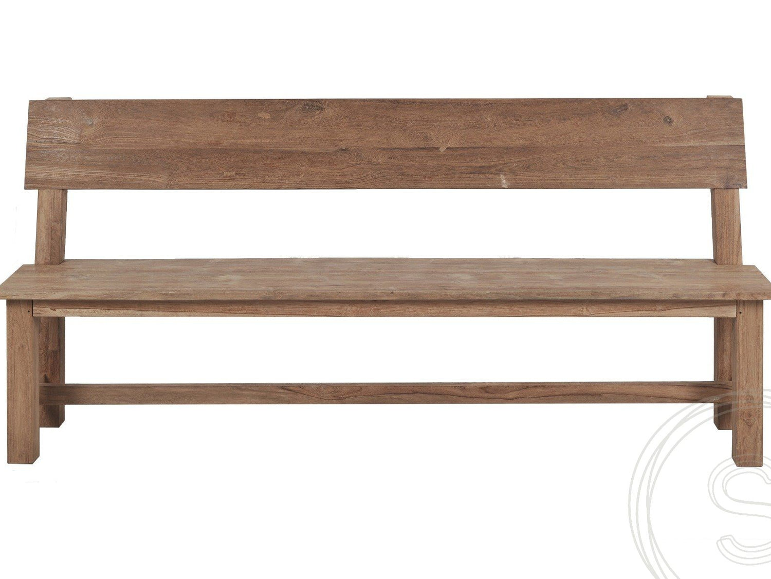 Teak bench 180cm Sandaran