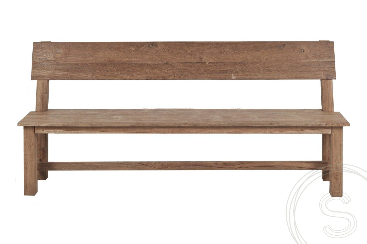 Teak bench 200cm Sandaran