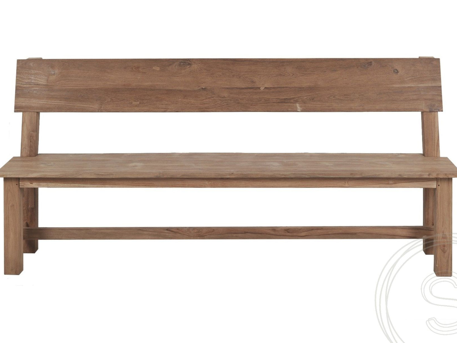 Teak bench 160cm Sandaran