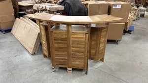 Foldable Teak Bar