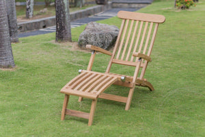 Teak deckchair 