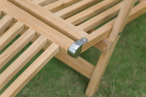 Teak deckchair 