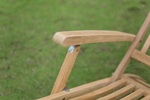 Teak deckchair 