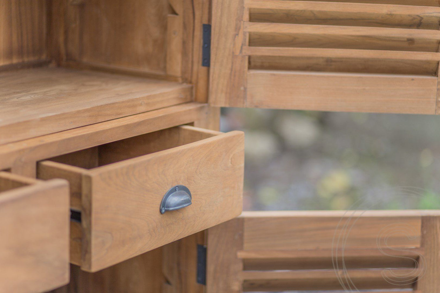 Teak schoenenkast Lombok - Souren Meubels