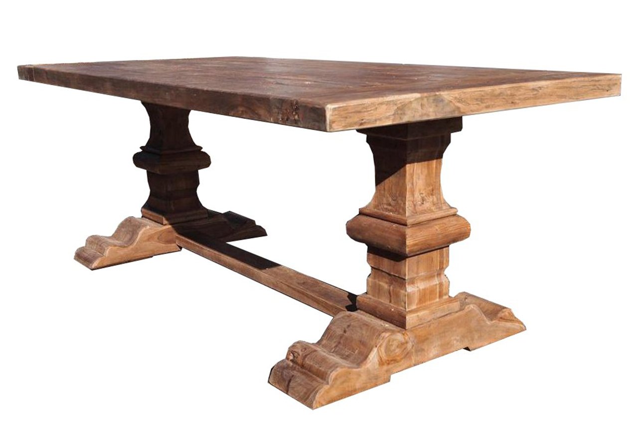 Teak kloostertafel 160x90 - Souren Meubels