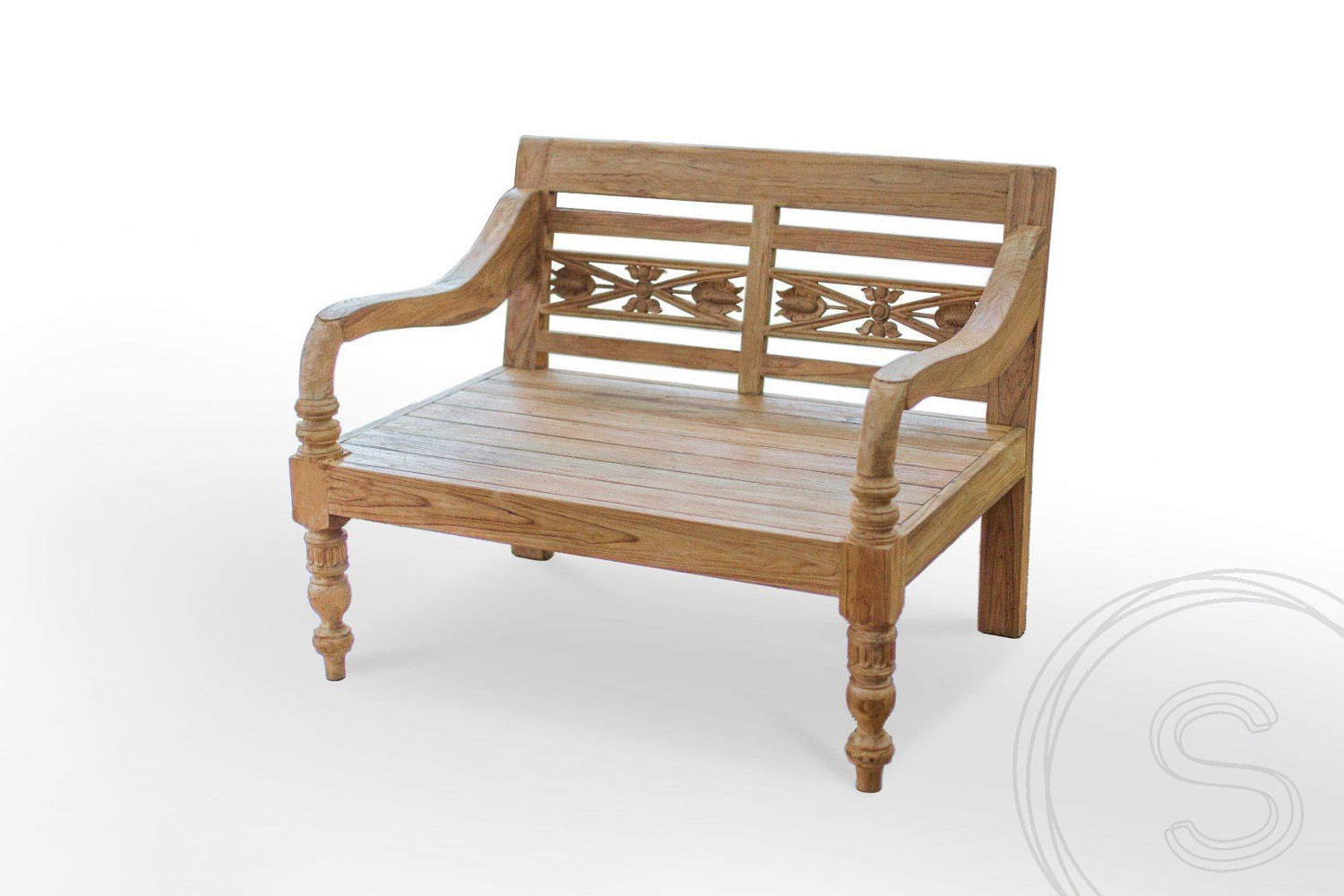 Garden lounge bench 120cm XL