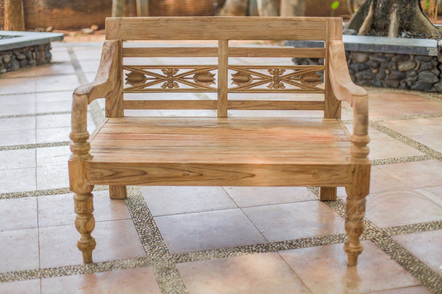 Garden lounge bench 120cm XL