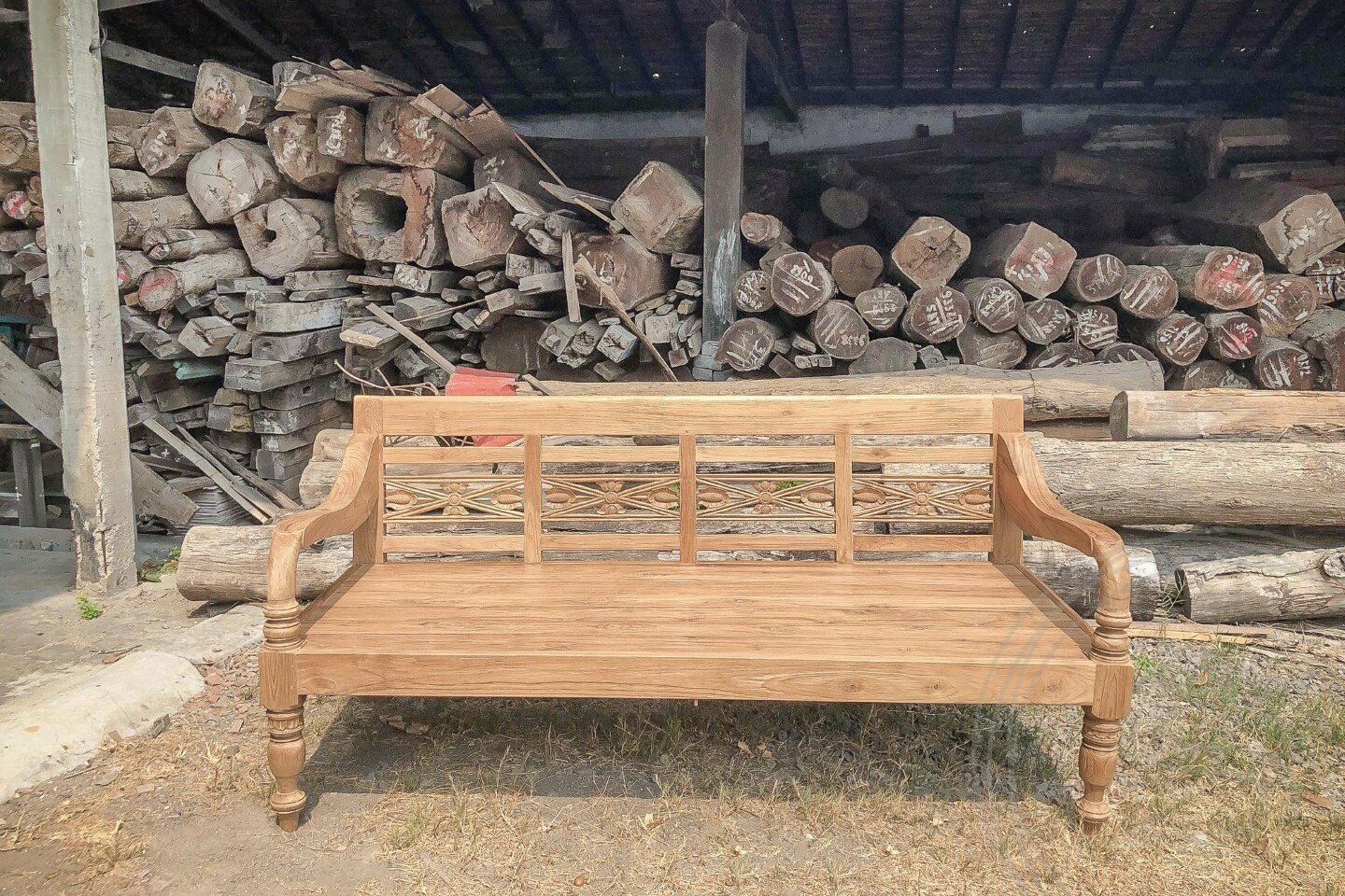 Garden lounge bench 200cm XL