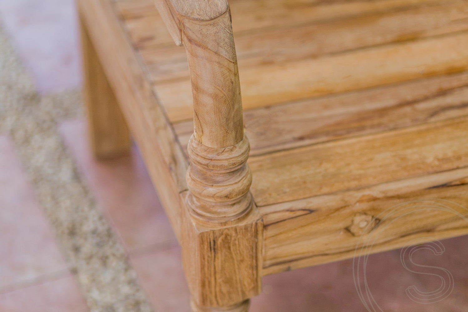 Garden lounge bench 120cm XL