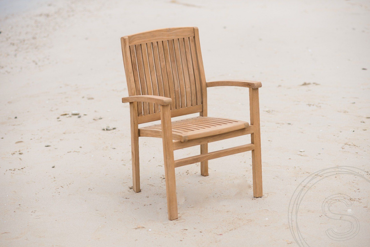 Teak garden table 240x100cm + 8 beaufort chairs