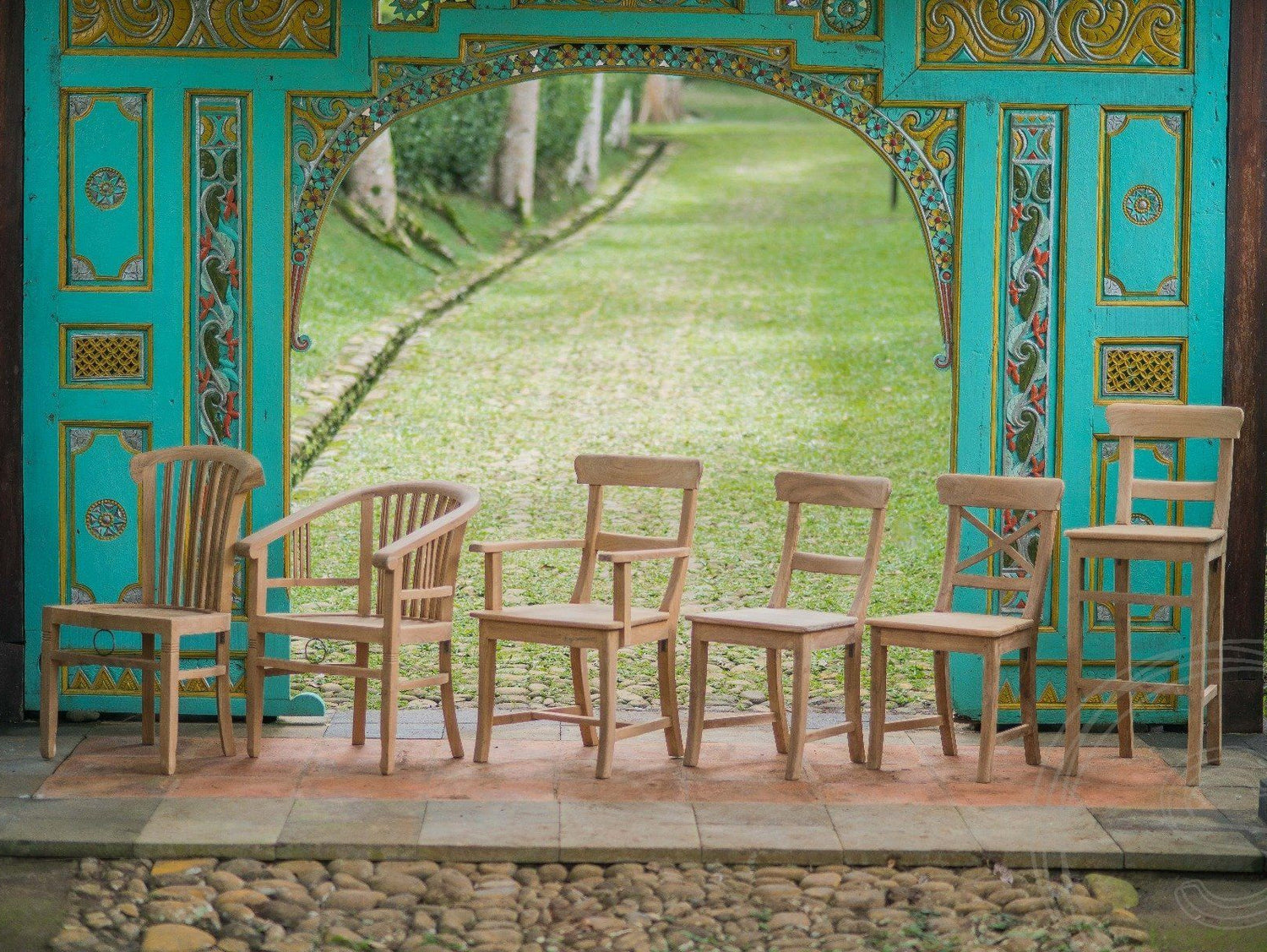 Teak stoel Mariotto - Souren Meubels