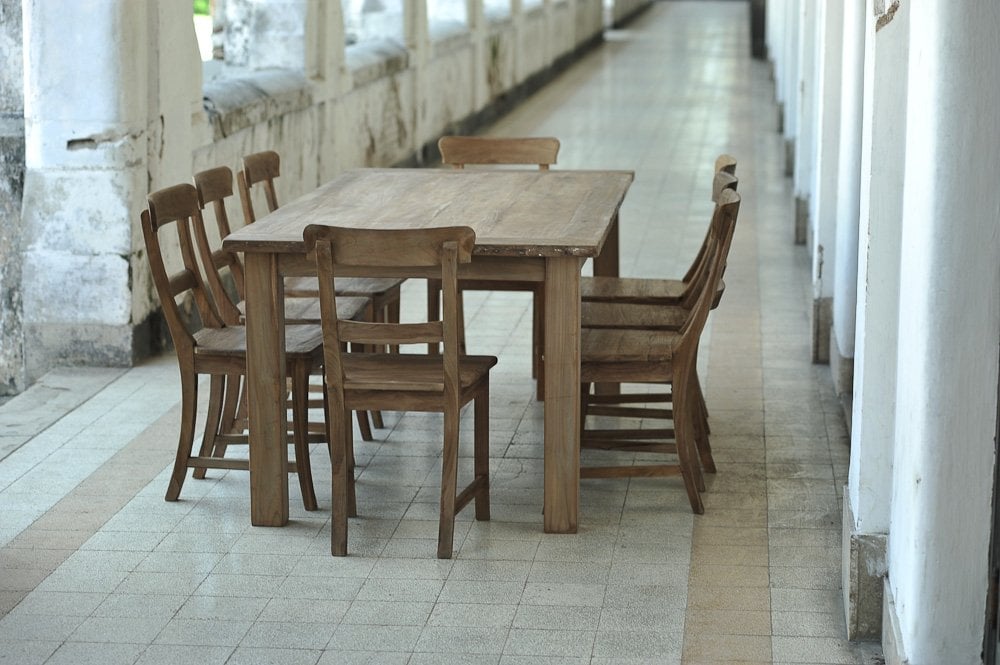 Teak chair Berlin rustic
