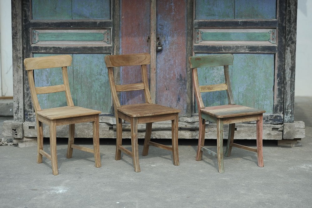 Teak stoel Mariotto PAINT - Souren Meubels