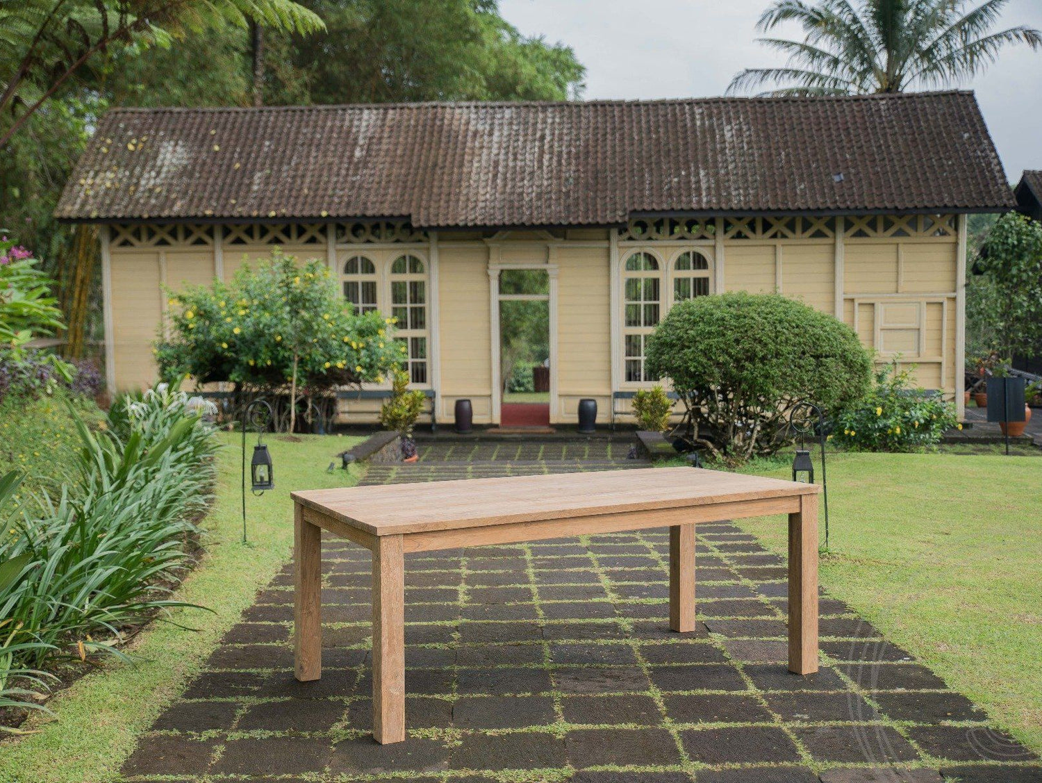 Teak tafel 200x100 cm - Souren Meubels