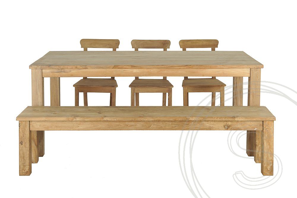 Teak tafel 200 x 90 - Souren Meubels